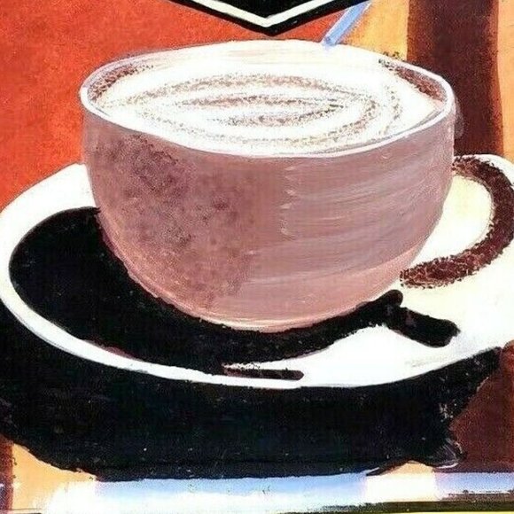 Certified International Plate Coffee Jennifer Garant Strong Expresso Size 8.5 in - Picture 6 of 7
